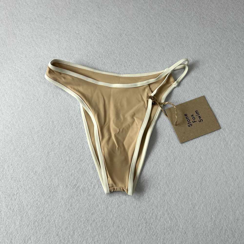 Stone Fox Swim‎ Bottom Bikini Womens XS Echo Frappe NWT